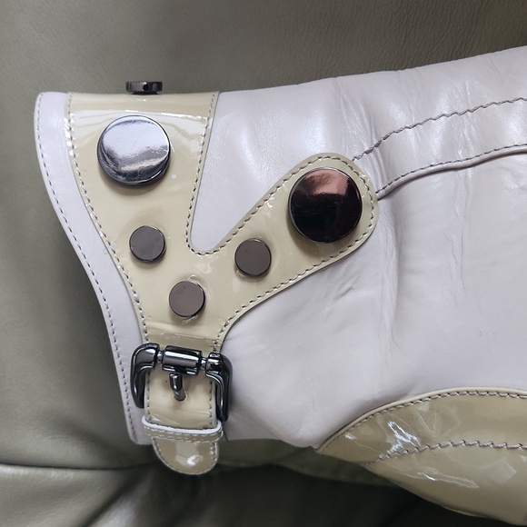 GIANMARCO LORENZI unique leather stilletto ankle boots size 37 - Picture 2 of 9